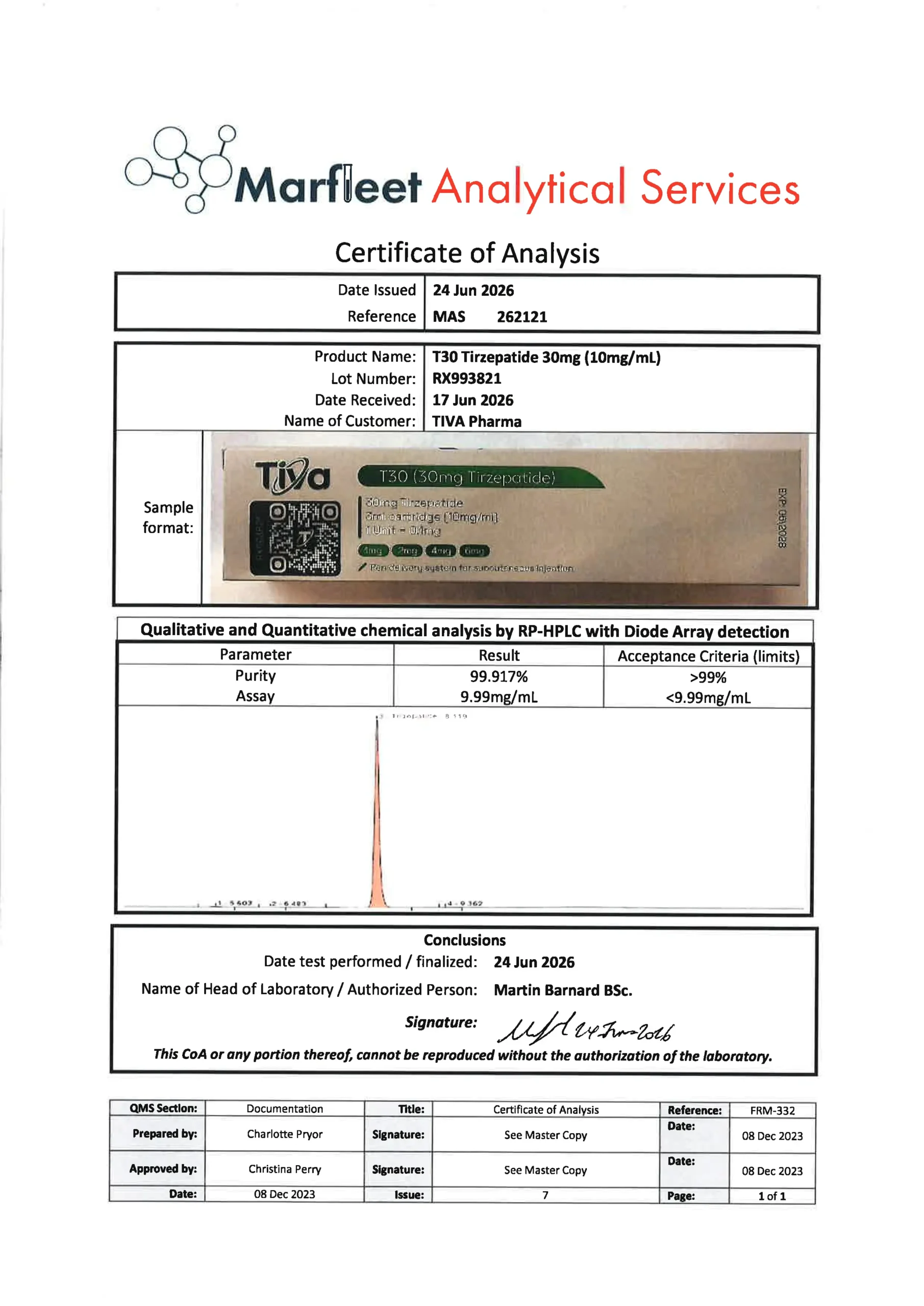 Tiva Flex Tirzepatide 30mg - Image 2